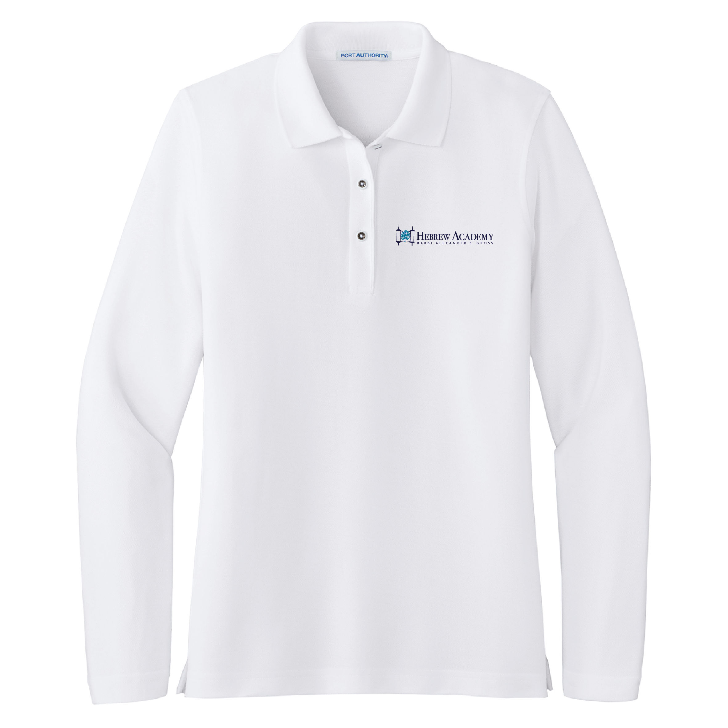 HEBREW ACADEMY WOMEN AND YOUTH LONG SLEEVE POLO